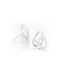 925S素银耳钉AF0172J-01